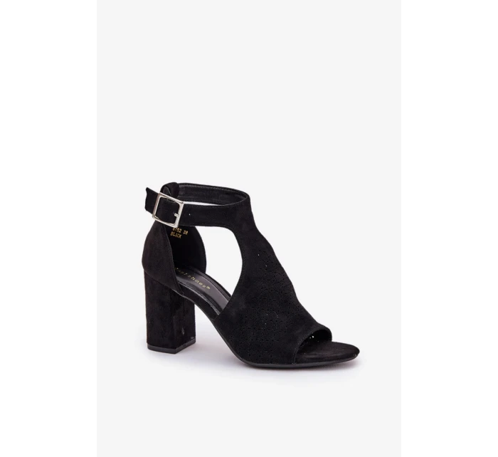 Sandály na podpatku model 209916 Step in style Sandály na podpatku model 209916 Step in style