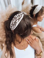 Světle béžová dámská čelenka WILD FashionStreet HY0031