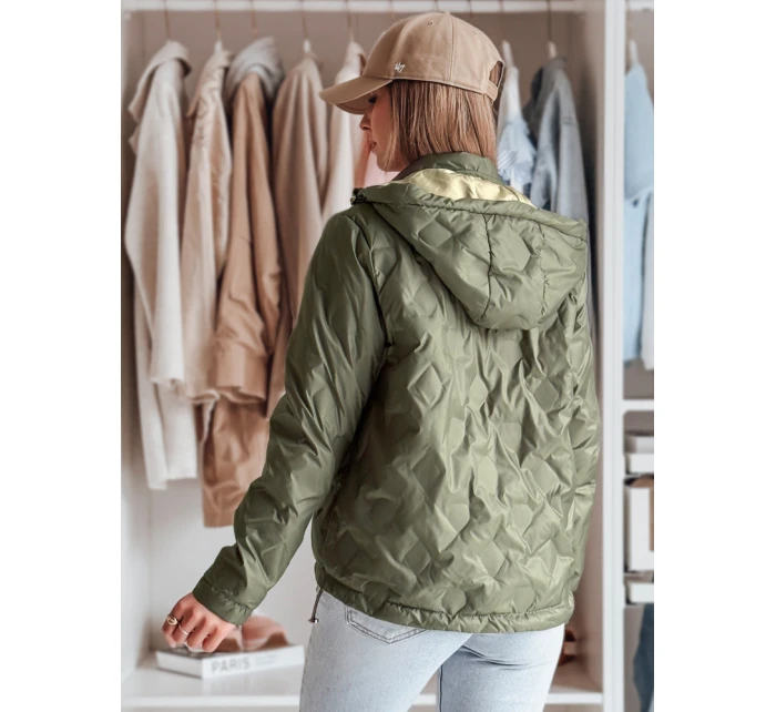 Dámská oboustranná přechodná bunda SYLVIAN zelená FashionStreet TY4860