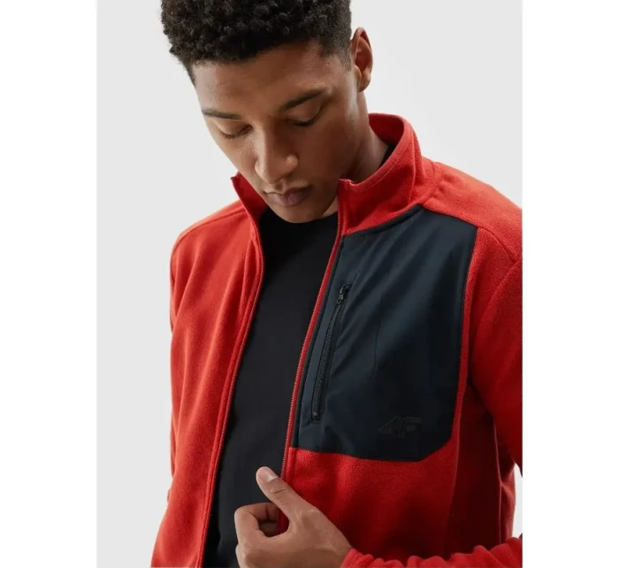 Fleecová mikina 4F M 4FWAW24TFLEM250-70S pánské Fleecová mikina 4F M 4FWAW24TFLEM250-70S pánské