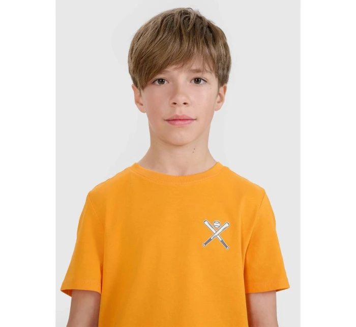 Chlapecké tričko s potiskem 4F 4FJRSS25TTSHM2642-70S Chlapecké tričko s potiskem 4F 4FJRSS25TTSHM2642-70S