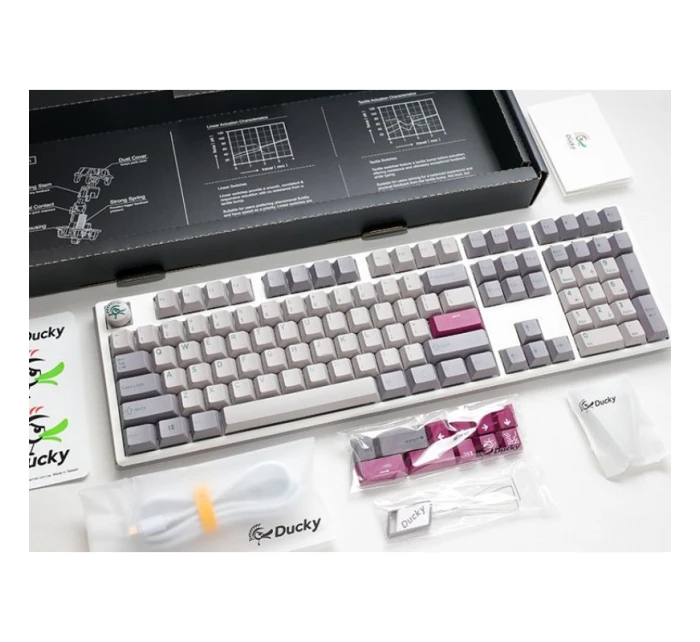 Herní USB klávesnice Ducky One 3 Grey