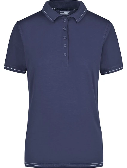 Daiber JN 568 Dámské žerzejové elastické polo 02.0568 navy/white Daiber JN 568 Dámské žerzejové elastické polo 02.0568 navy/white