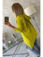 Mikina s potiskem křídla kiwi