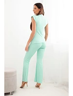 Dámský komplet s halenkou a širokými kalhotami model 22084835 - K-Fashion