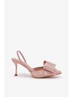 Lodičky S  A Mašlí Béžové model 21687230 - Boto