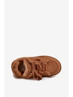 Dámské tenisky s podšívkou Camel model 21718502 - Boto Dámské tenisky s podšívkou Camel model 21718502 - Boto