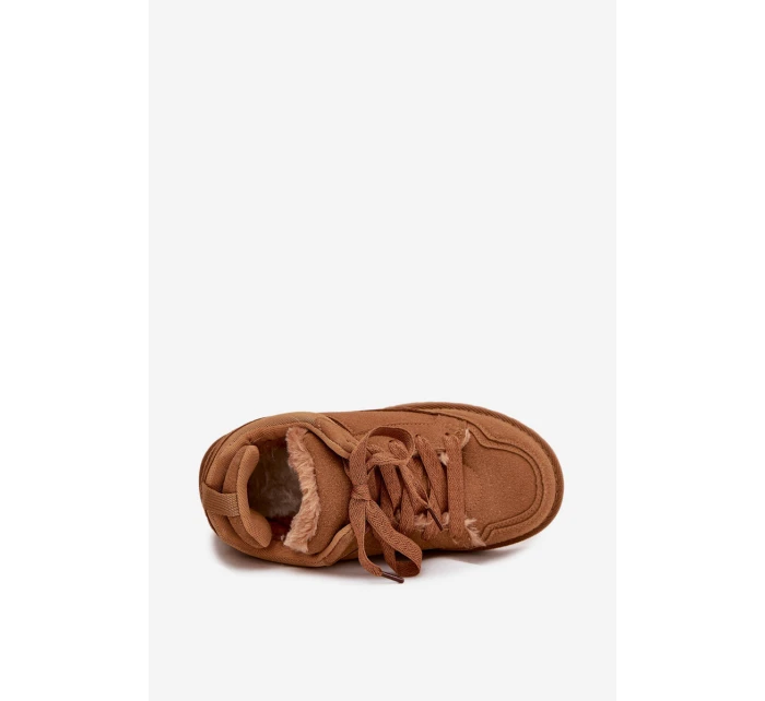 Dámské tenisky s podšívkou Camel model 21718502 - Boto Dámské tenisky s podšívkou Camel model 21718502 - Boto