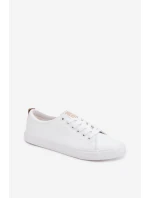 Dámské tenisky z eko kůže Big Star model 22009843 Bílé - Big Star Shoes