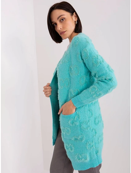 Sweter AT SW model 19040752 mietowy - FPrice Sweter AT SW model 19040752 mietowy - FPrice