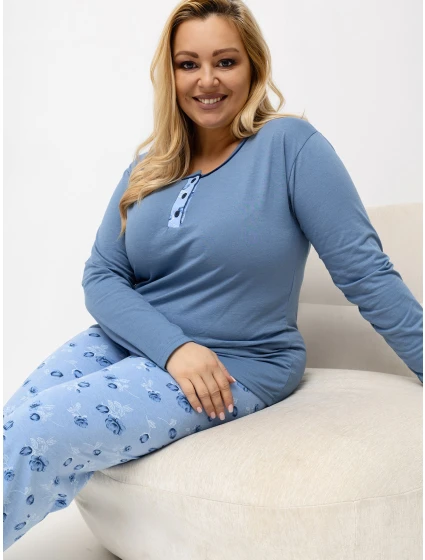 Piżama DU PI FP model 22016625 niebieski - FPrice