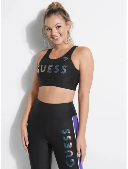 Sportovní podprsenka O94A28MC01P-A996 černá - Guess