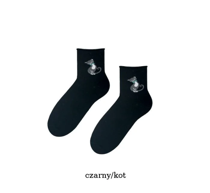 Vzorované netlačící ponožky Steven art.099 35-40