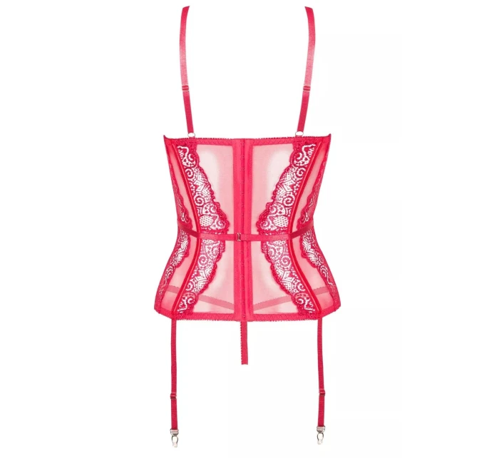 Dámský korzet model 21808915 corset cherry - Beauty Night Fashion Dámský korzet model 21808915 corset cherry - Beauty Night Fashion