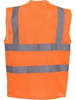 HVW 120 HiVis síťovaná bezpečnostní vesta model 22502249 hi vis orange - Yoko HVW 120 HiVis síťovaná bezpečnostní vesta model 22502249 hi vis orange - Yoko