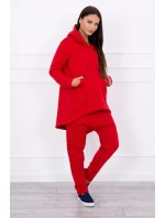 Sada pytlovitých kalhot červená Sada pytlovitých kalhot červená