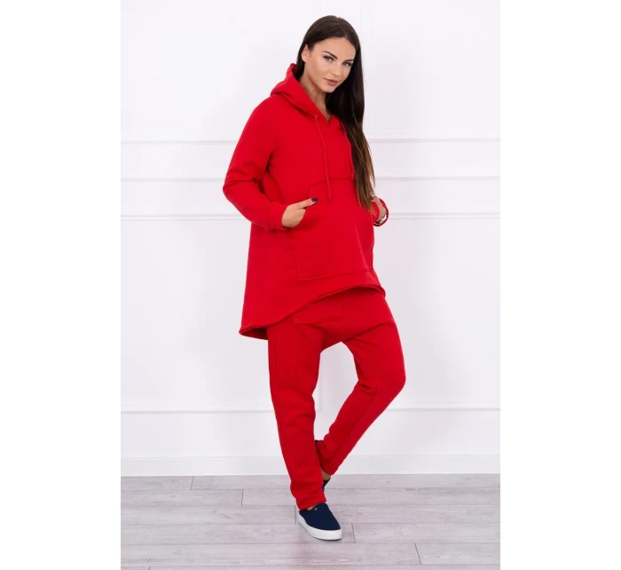 Sada pytlovitých kalhot červená Sada pytlovitých kalhot červená