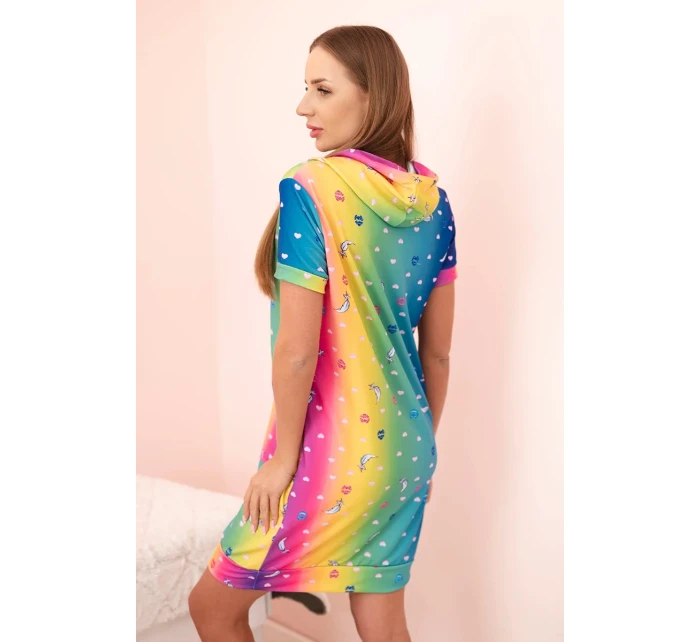 Dámské šaty na ramínkách s ozdobnými sponami béžová