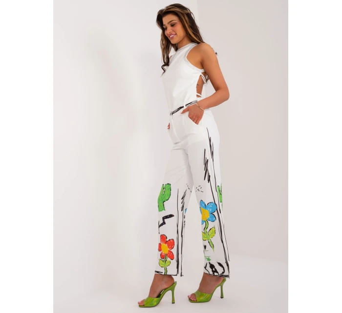 Spodnie DHJ SP model 20113124 ecru - FPrice