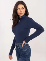 Bluzka WT BZ model 21875312 granatowy - FPrice Bluzka WT BZ model 21875312 granatowy - FPrice