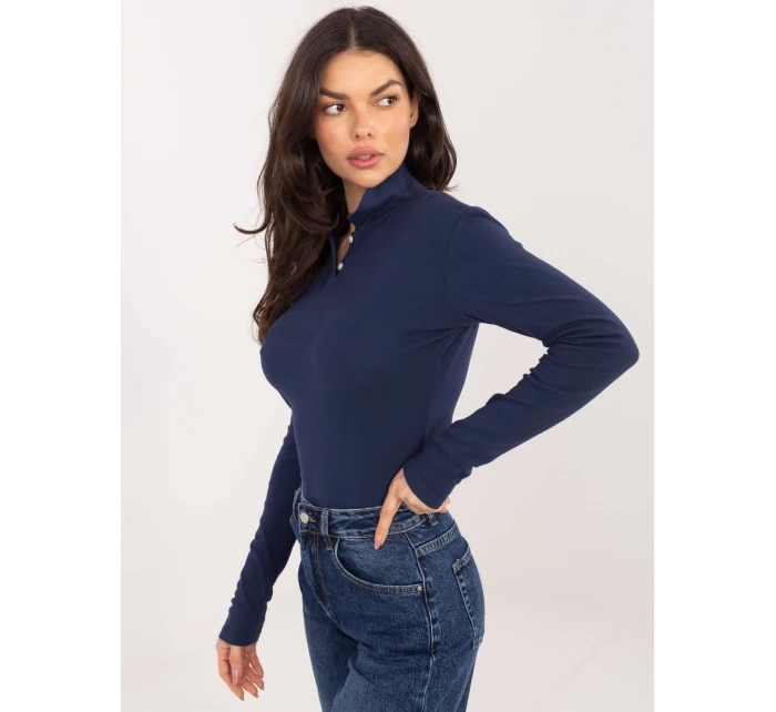 Bluzka WT BZ model 21875312 granatowy - FPrice Bluzka WT BZ model 21875312 granatowy - FPrice