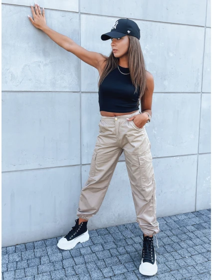 Dámské padákové kalhoty ADVENTURE beige UY1639