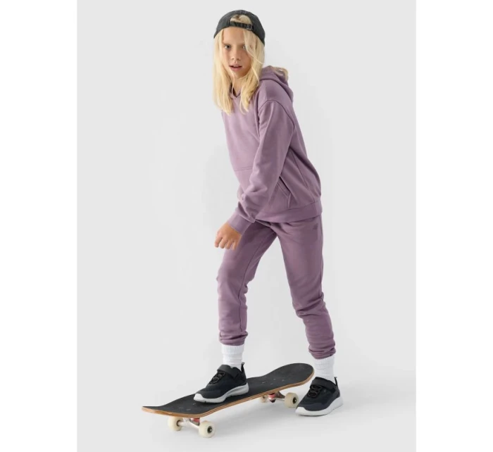 Dívčí nepruhovaná mikina s kapucí 4F Junior 4FJWMM00TSWSF1316-51S Dívčí nepruhovaná mikina s kapucí 4F Junior 4FJWMM00TSWSF1316-51S