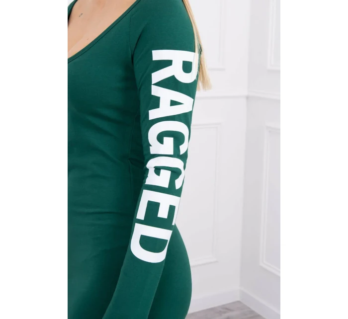 Roztrhané zelené šaty Roztrhané zelené šaty