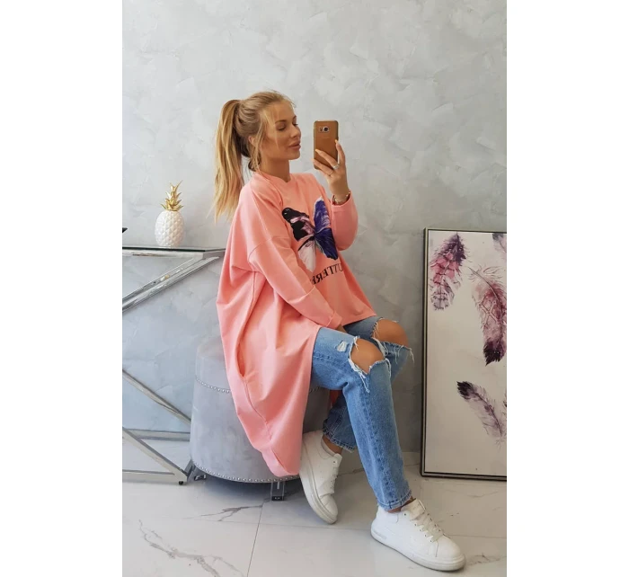 Meruňková halenka s potiskem