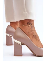 Zazoo model 21615922 Kožené Lodičky Beige - Boto