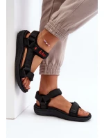 Dámské sandály model 21649054 Černé - Lee Cooper Dámské sandály model 21649054 Černé - Lee Cooper