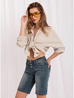Szorty model 22205409 ciemny niebieski - FPrice Szorty model 22205409 ciemny niebieski - FPrice