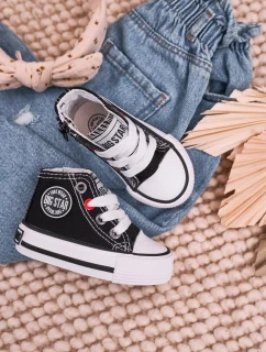 Klasické vysoké tenisky Big Star - černé