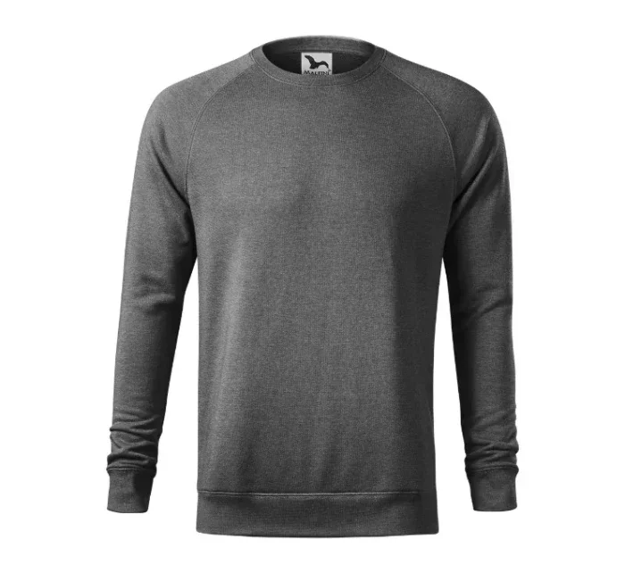 Merger mikina pánská černý melír