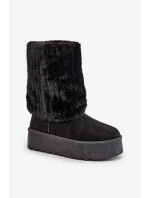 Dámské sněhule 24BT30-8021 model 202195 Černá - NEWS
