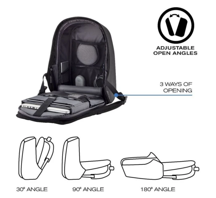 XD DESIGN BATOH PROTI KRÁDEŽI BOBBY HERO SMALL BLACK P/N: P705.701 XD DESIGN BATOH PROTI KRÁDEŽI BOBBY HERO SMALL BLACK P/N: P705.701