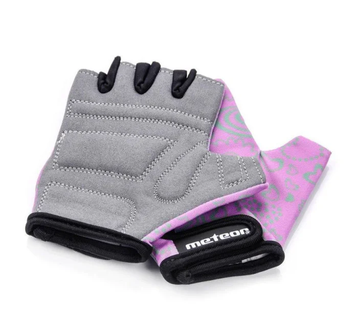 Cyklistické rukavice Flower Jr model 21369398 - Meteor