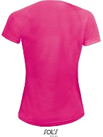 SOL'S Sporty Women Dámské raglánové sportovní tričko 25.1159 neon pink SOL'S Sporty Women Dámské raglánové sportovní tričko 25.1159 neon pink