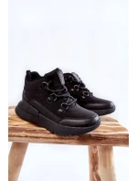 Dětské boty Memory Foam Big Star model 21601086 Černe - Big Star Shoes Dětské boty Memory Foam Big Star model 21601086 Černe - Big Star Shoes