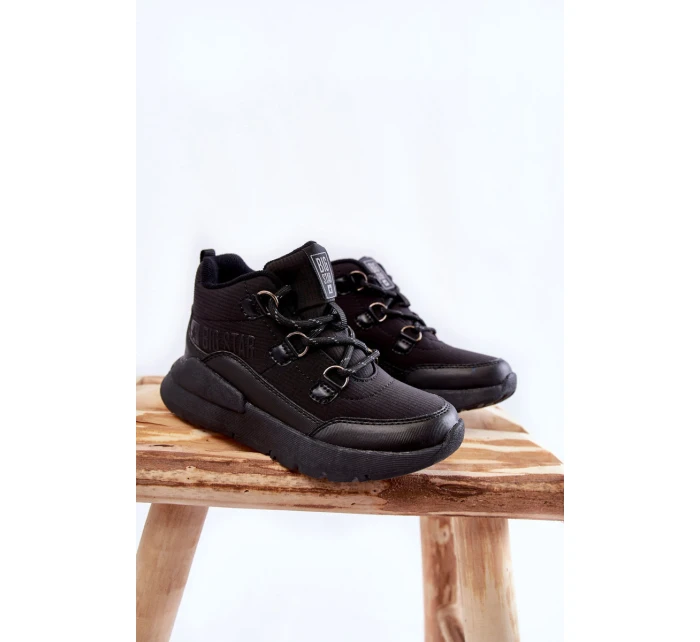 Dětské boty Memory Foam Big Star model 21601086 Černe - Big Star Shoes Dětské boty Memory Foam Big Star model 21601086 Černe - Big Star Shoes