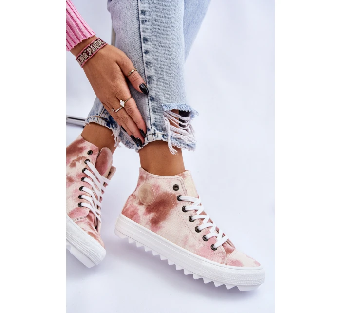 Dámské tenisky High Big Star model 21608963 - Big Star Shoes Dámské tenisky High Big Star model 21608963 - Big Star Shoes