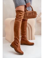 Na Plochém Podpatku Do Z Eko Semiše Camel model 21678116 - Boto