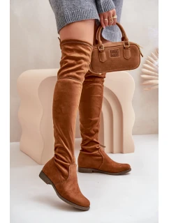 Na Plochém Podpatku Do Z Eko Semiše Camel model 21678116 - Boto