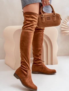 Na Plochém Podpatku Do Z Eko Semiše Camel model 21678116 - Boto