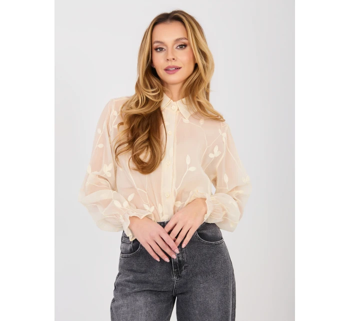 Košile LK KS 510104.98 béžová