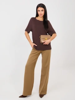 Tričko RV TS A1090.30 tmavě hnědé