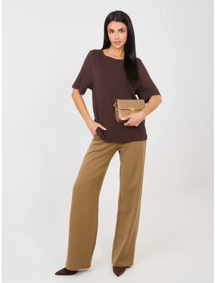 T shirt RV TS model 21888937 ciemny brązowy - FPrice