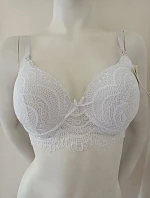 Vyztužená podprsenka s kosticí 5515 bílá - LoveAnna