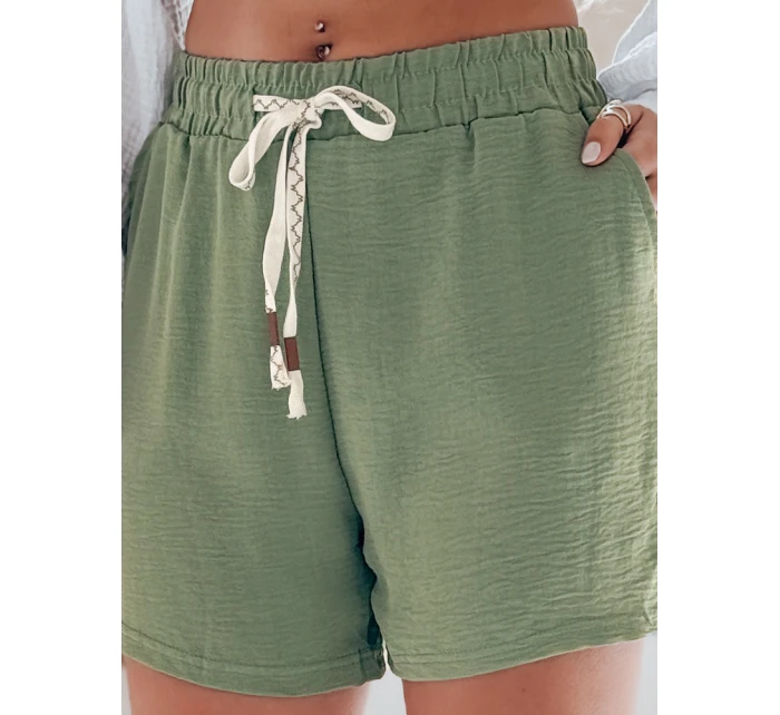 Dámské šortky NOT TOMORROW green FashionStreet SY0448