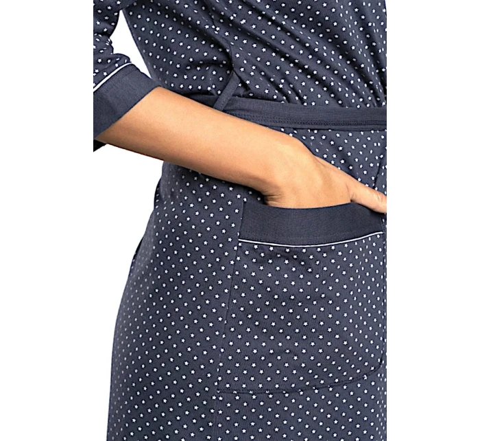 Dámský župan Montana blue - ITALIAN FASHION